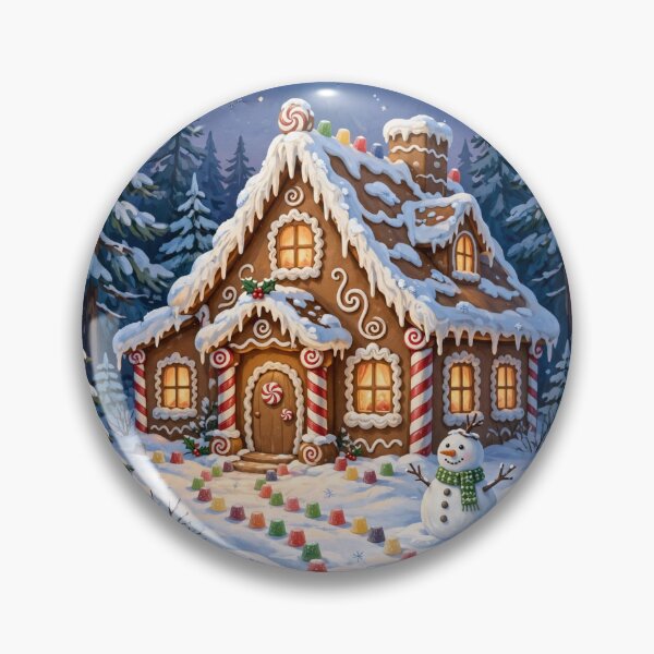 Item preview, Gingerbread House Christmas Throw Blanket designed and sold by Bluntees .