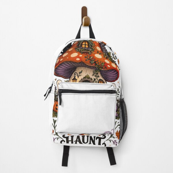 Item preview, Home Sweet Haunt Haunted Mushroom House Halloween Design designed and sold by PhelipeCasanova.
