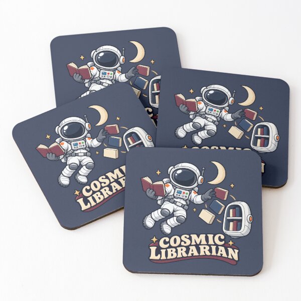 Item preview, Librarian Astronaut Reading in Space designed and sold by BROHLine Studio.