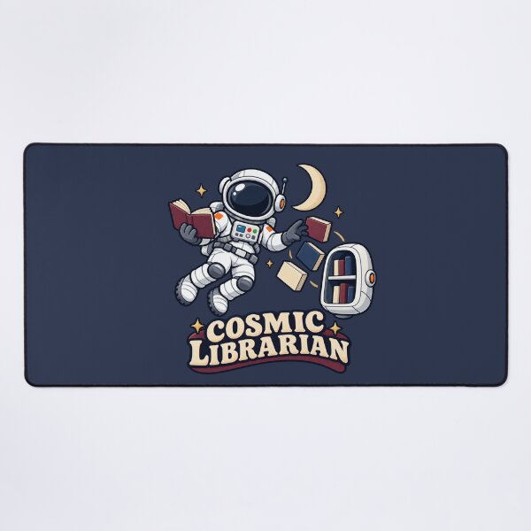 Item preview, Librarian Astronaut Reading in Space designed and sold by BROHLine Studio.