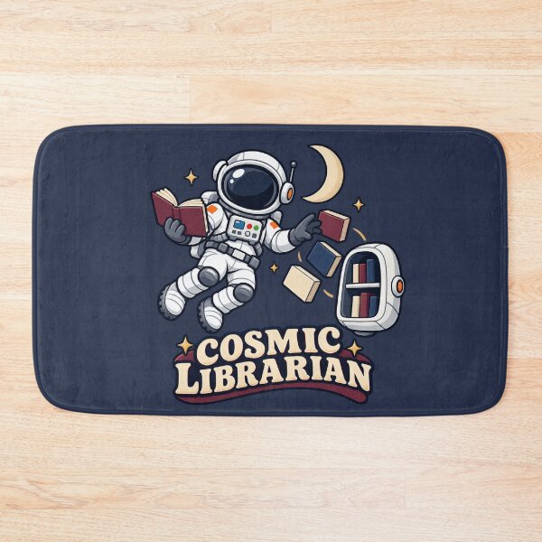 Item preview, Librarian Astronaut Reading in Space designed and sold by BROHLine Studio.