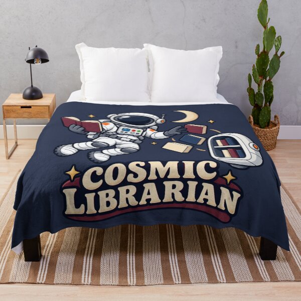 Item preview, Librarian Astronaut Reading in Space designed and sold by BROHLine Studio.