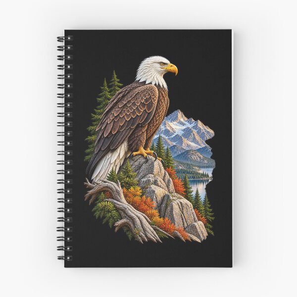 Item preview, Bald Eagle Perched on Mountain-Majestic American Eagle Wildlife Design designed and sold by RockitBaby.