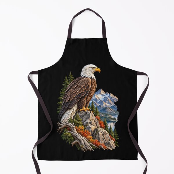 Item preview, Bald Eagle Perched on Mountain-Majestic American Eagle Wildlife Design designed and sold by RockitBaby.