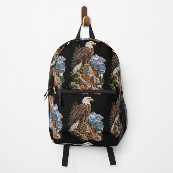 Item preview, Bald Eagle Perched on Mountain-Majestic American Eagle Wildlife Design designed and sold by RockitBaby.