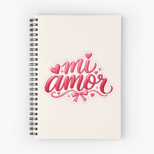 Item preview, Mi Amor – Cute Pink Spanish Love Typography designed and sold by MetaModel Editions.