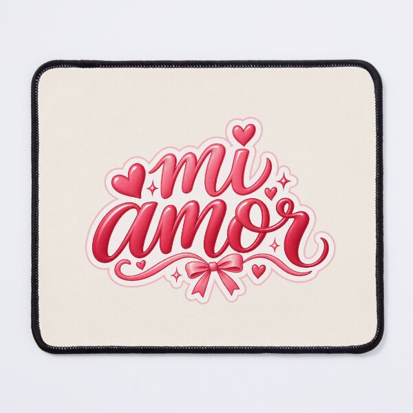 Item preview, Mi Amor – Cute Pink Spanish Love Typography designed and sold by MetaModel Editions.