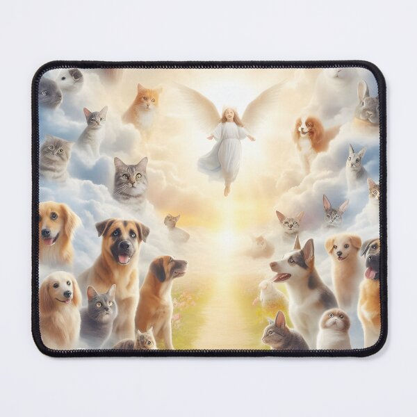 Item preview, Guardian Angel Pet Memorial Heavenly Rainbow Bridge  designed and sold by Sybille-Yates.