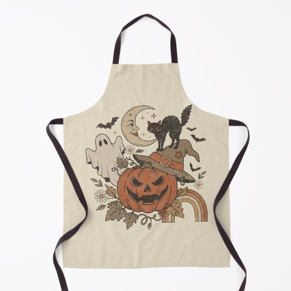 Item preview, Vintage Halloween Black Cat Ghost Pumpkin. designed and sold by EunsooLee.