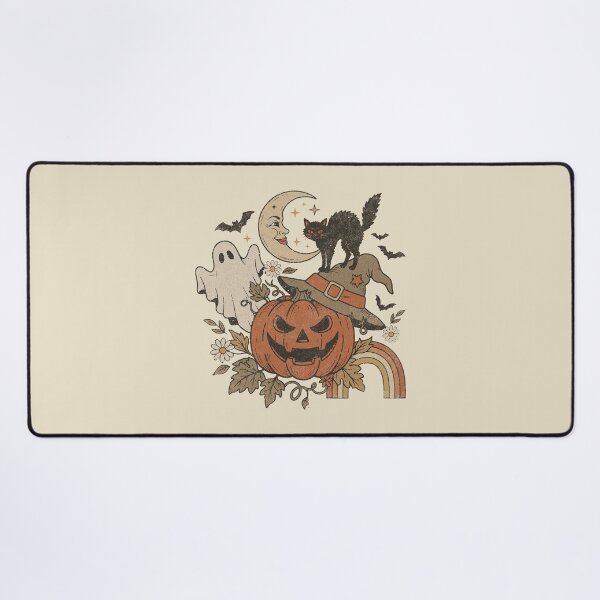 Item preview, Vintage Halloween Black Cat Ghost Pumpkin. designed and sold by EunsooLee.
