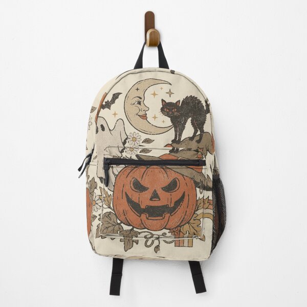 Item preview, Vintage Halloween Black Cat Ghost Pumpkin. designed and sold by EunsooLee.