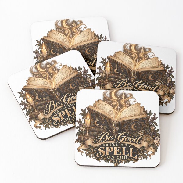 Item preview, Be Good or I’ll Put a Spell on You Vintage Spellbook Dark Academia Design designed and sold by MotiveStuff.