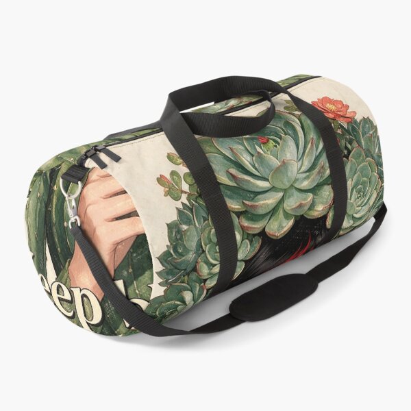 Item preview, Keep Blooming Cactus Girl – Vintage Succulent Botanical Crown Art designed and sold by Hen-C-Art.