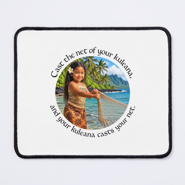 Item preview, Polynesian Leadership Proverb - Cast the net of your kuleana | Pacific Art designed and sold by ShakaLife.org.