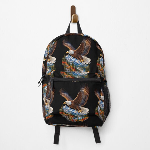 Item preview, Bald Eagle Soaring Over Mountains-American Eagle Wildlife Nature Design designed and sold by RockitBaby.