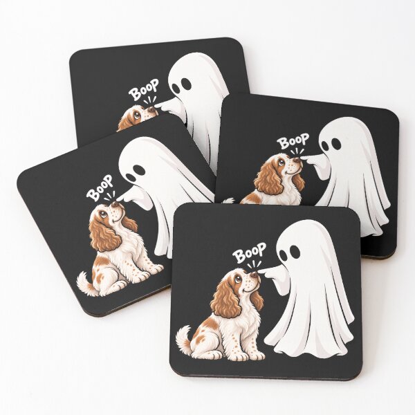 Item preview, Funny Ghost Clumber Spaniel Dog Boop Halloween Design Mom Dad designed and sold by rafaeltto.