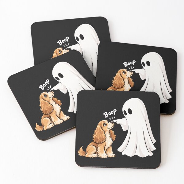 Item preview, Funny Ghost Cocker Spaniel Dog Boop Halloween Design Mom Dad designed and sold by rafaeltto.