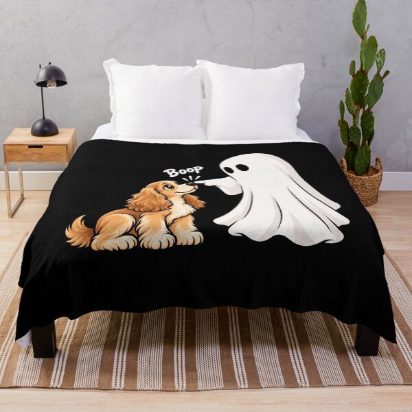 Item preview, Funny Ghost Cocker Spaniel Dog Boop Halloween Design Mom Dad designed and sold by rafaeltto.
