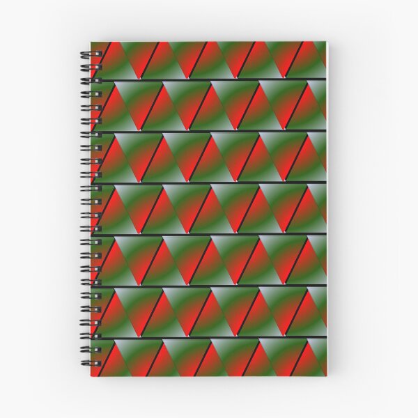 Item preview, Geometric Red and Green Triangles Abstract Pattern designed and sold by István Beresnyák.