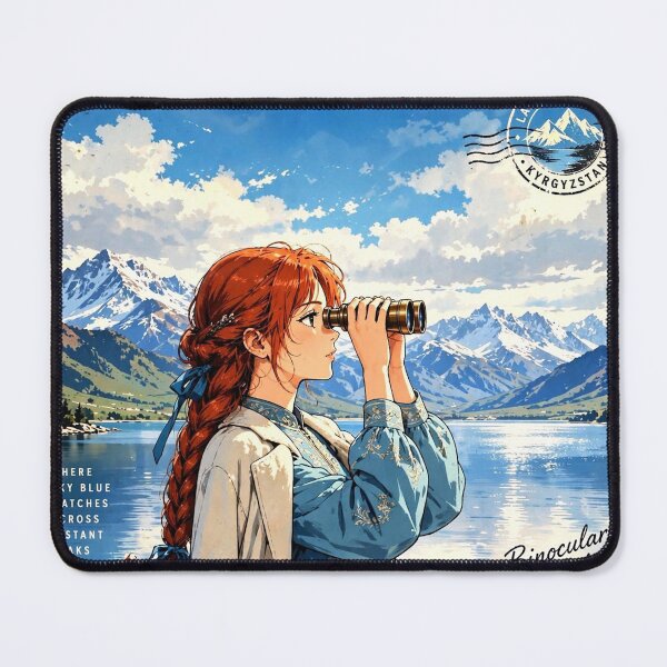 Item preview, Kyrgyzstan — Issyk-Kul — Looking Toward the Snowy Peaks designed and sold by DibujandoPorfa.