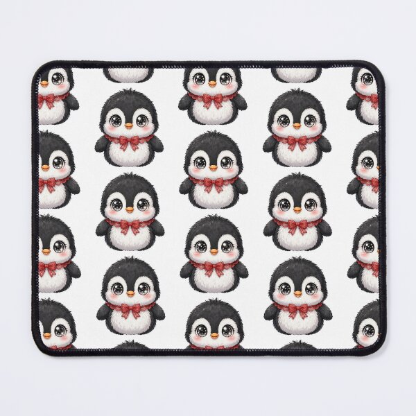 Item preview, Cute penguin with red lace bow tie designed and sold by priyankajustine.