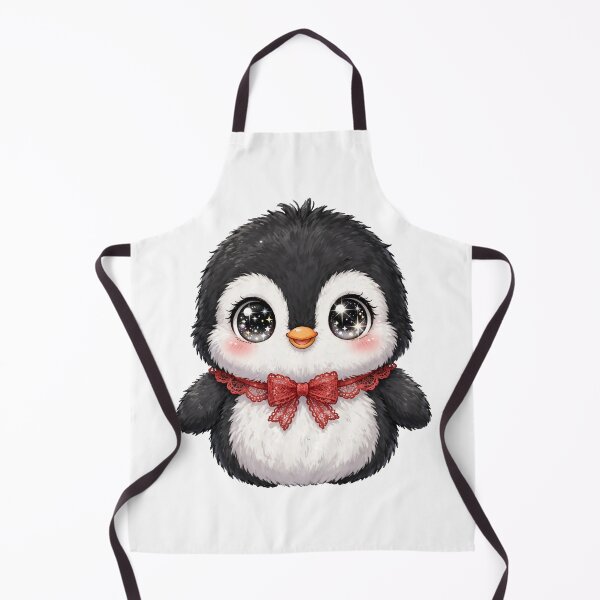Item preview, Cute penguin with red lace bow tie designed and sold by priyankajustine.