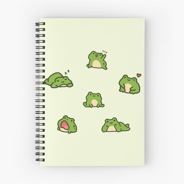 Item preview, Cute Frog Doodles designed and sold by Doodlywood.