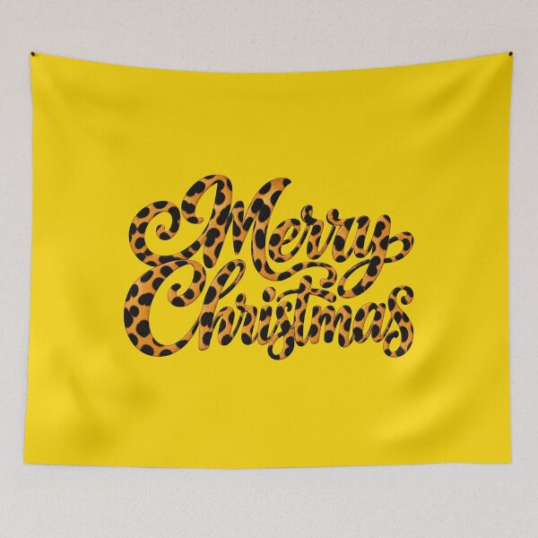 Item preview, Leopard Skin Christmas Lettering PNG designed and sold by annenambiro.