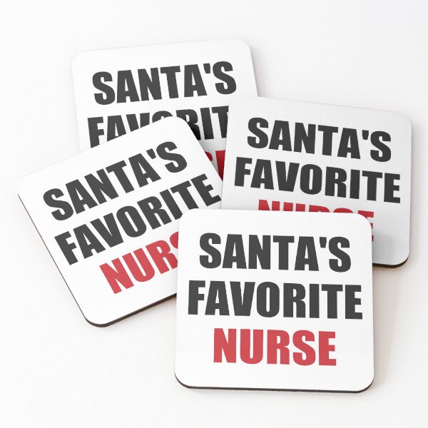 Item preview, Santas Favorite Nurse Christmas Shirt designed and sold by Alphakenon.