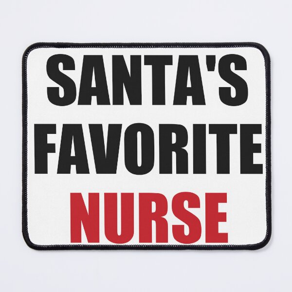 Item preview, Santas Favorite Nurse Christmas Shirt designed and sold by Alphakenon.