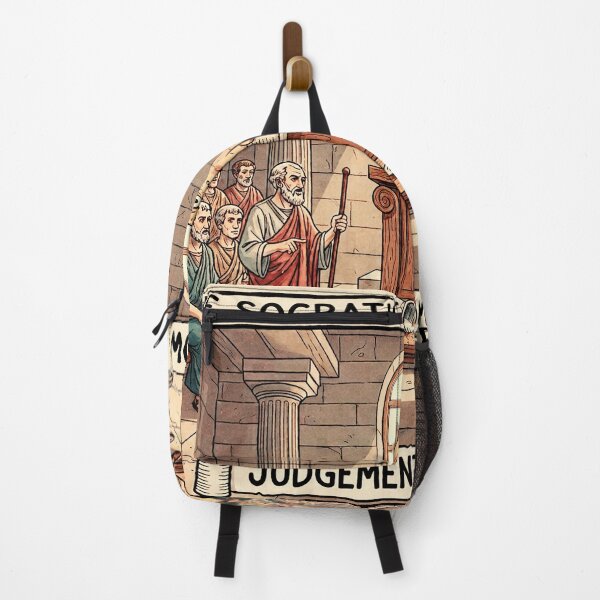 Item preview, The Socratic Cat-astrophe - Philosophy Humor Art designed and sold by codex antique.