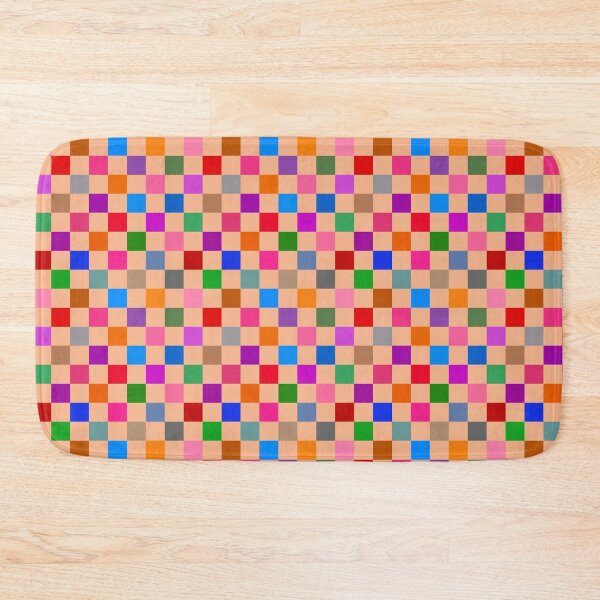 Item preview, Orange Colorful Checkered Pattern Design  designed and sold by PatternTitan.