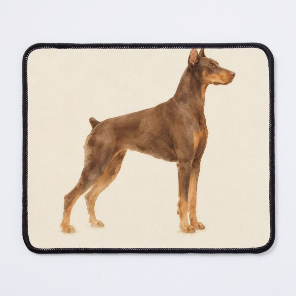 Item preview, Doberman Watercolor Portrait | Minimalist Dog Breed Wall Art | Pet Lover Gift designed and sold by FixationStudio.