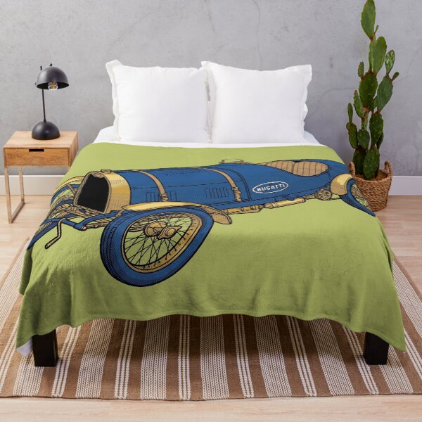 Artikelvorschau, Kunstdruck „Bugatti Typ 18 Garros, Baujahr 1912“: Vintage-Wandbild eines schwarzen Rennwagens aus der Edwardianischen Ära entworfen und verkauft von FreiherrPK.