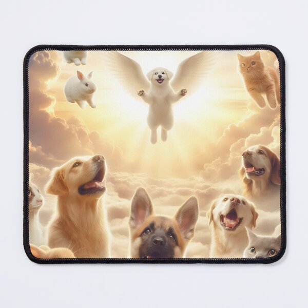 Item preview, Angel Puppy Heavenly Pet Memorial Rainbow Bridge designed and sold by Sybille-Yates.