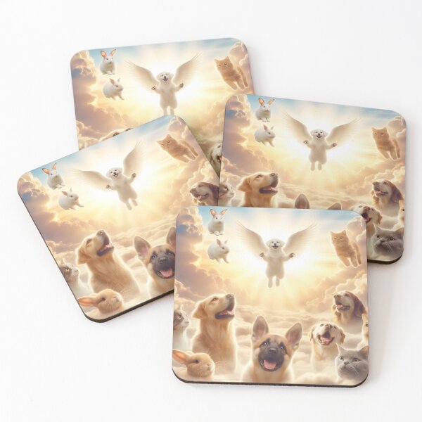Item preview, Angel Puppy Heavenly Pet Memorial Rainbow Bridge designed and sold by Sybille-Yates.