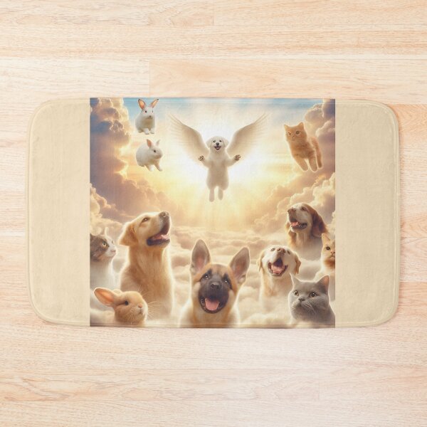 Item preview, Angel Puppy Heavenly Pet Memorial Rainbow Bridge designed and sold by Sybille-Yates.