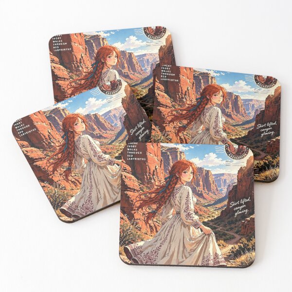 Item preview, Kazakhstan — Charyn Canyon — Walking Through the Red Stone Kingdom designed and sold by DibujandoPorfa.