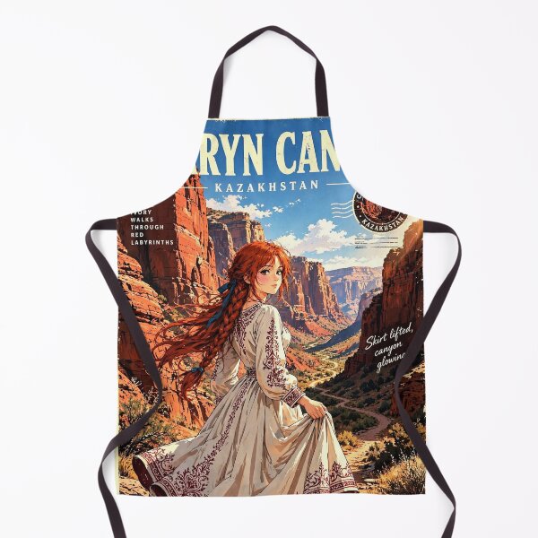 Item preview, Kazakhstan — Charyn Canyon — Walking Through the Red Stone Kingdom designed and sold by DibujandoPorfa.