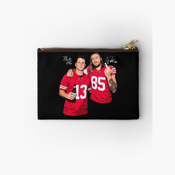 Item preview, Brock Purdy-George Kittle 49ers Smoking And Drinking Middle Finger Funny designed and sold by ruhiredve.