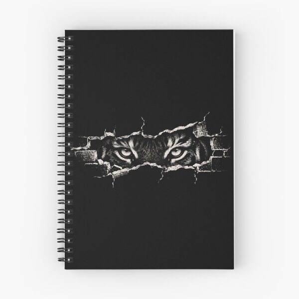 Item preview, Vintage Tiger Peaking Through the Wall designed and sold by DemureArtsy.