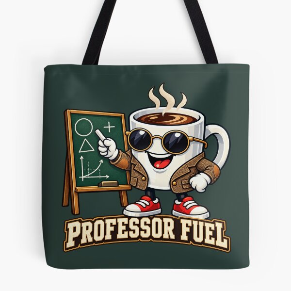 Item preview, Professor Fuel Funny Coffee Character designed and sold by BROHLine Studio.