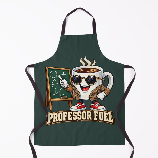 Item preview, Professor Fuel Funny Coffee Character designed and sold by BROHLine Studio.