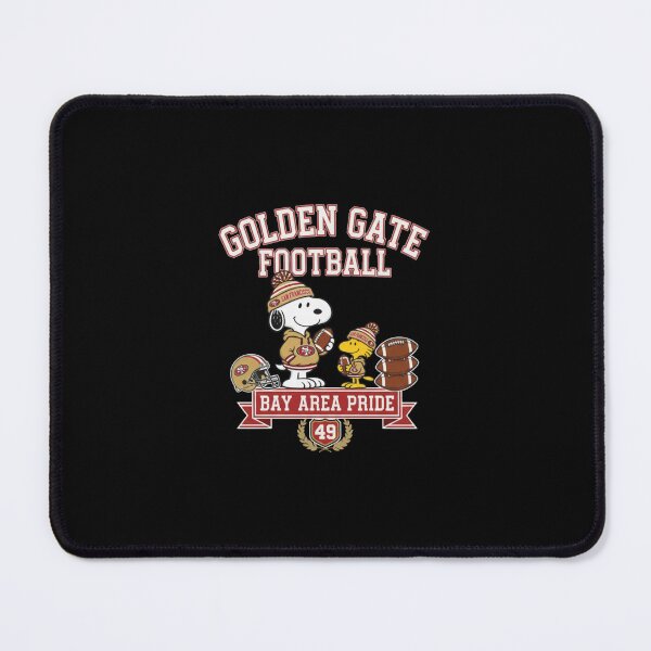 Item preview, Golden Gate Football Bay Area Pride Snoopy Woodstock 49ers Game Day designed and sold by ruhiredve.