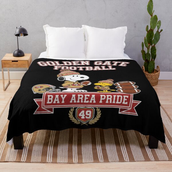 Item preview, Golden Gate Football Bay Area Pride Snoopy Woodstock 49ers Game Day designed and sold by ruhiredve.