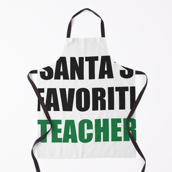 Item preview, Santas Favorite Teacher Christmas Shirt designed and sold by Alphakenon.
