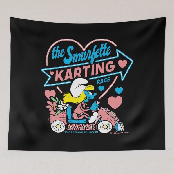 Item preview, The Smurfs The Smurfette Karting Race Cute Logo Essential  designed and sold by circliqueart.
