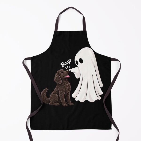 Item preview, Funny Ghost Curly-Coated Retriever Dog Boop Halloween Design Mom Dad designed and sold by rafaeltto.