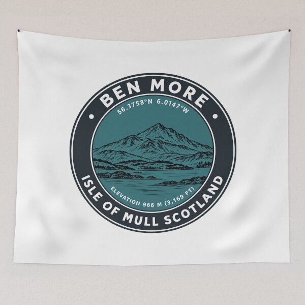 Item preview, Ben More Isle of Mull Scotland Mountain Hiking designed and sold by jeshands.