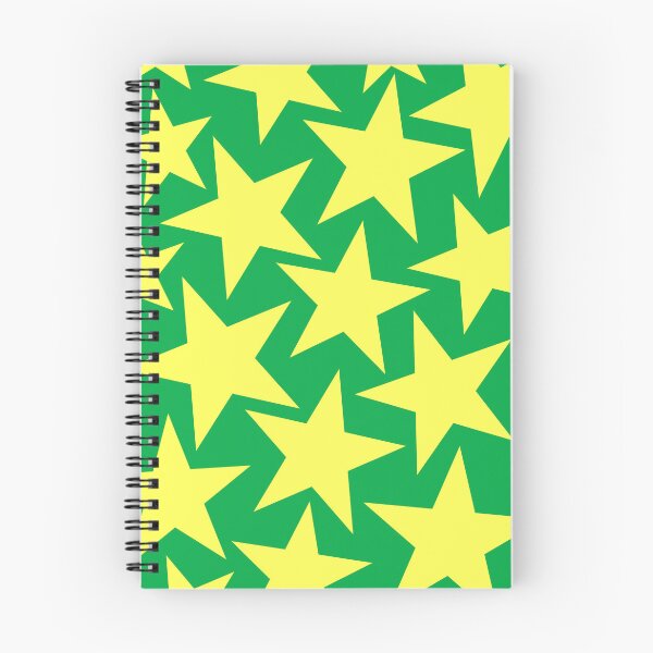 Item preview, Large Stars Yellow and Green designed and sold by Jeallan Designs.